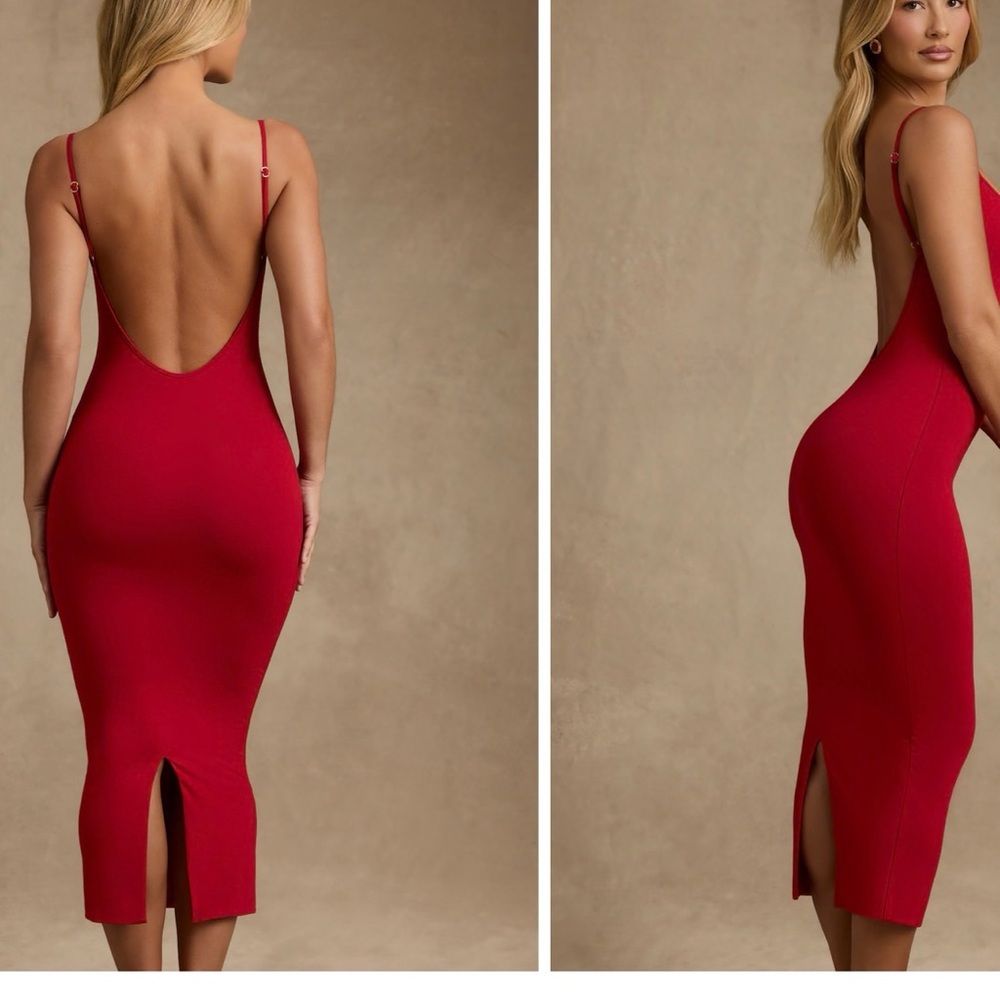 Oh Polly Red Maxi Dress